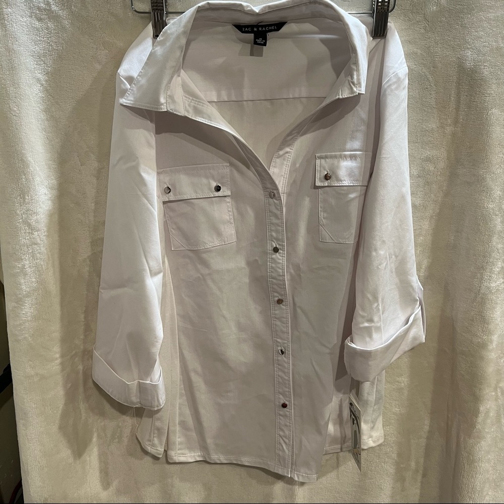 White long sleeve women shirt.